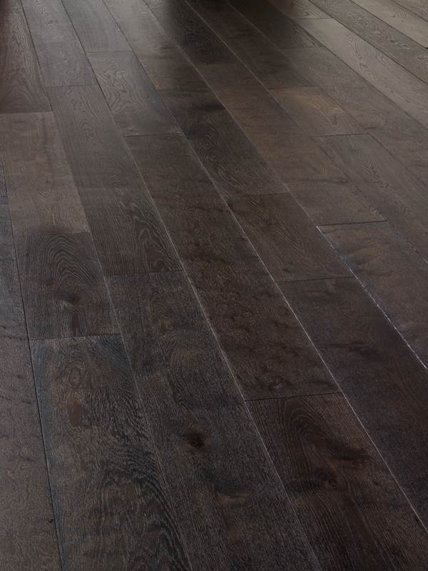Super engineered real wood flooring Dark Grey oiled London reserve 190 