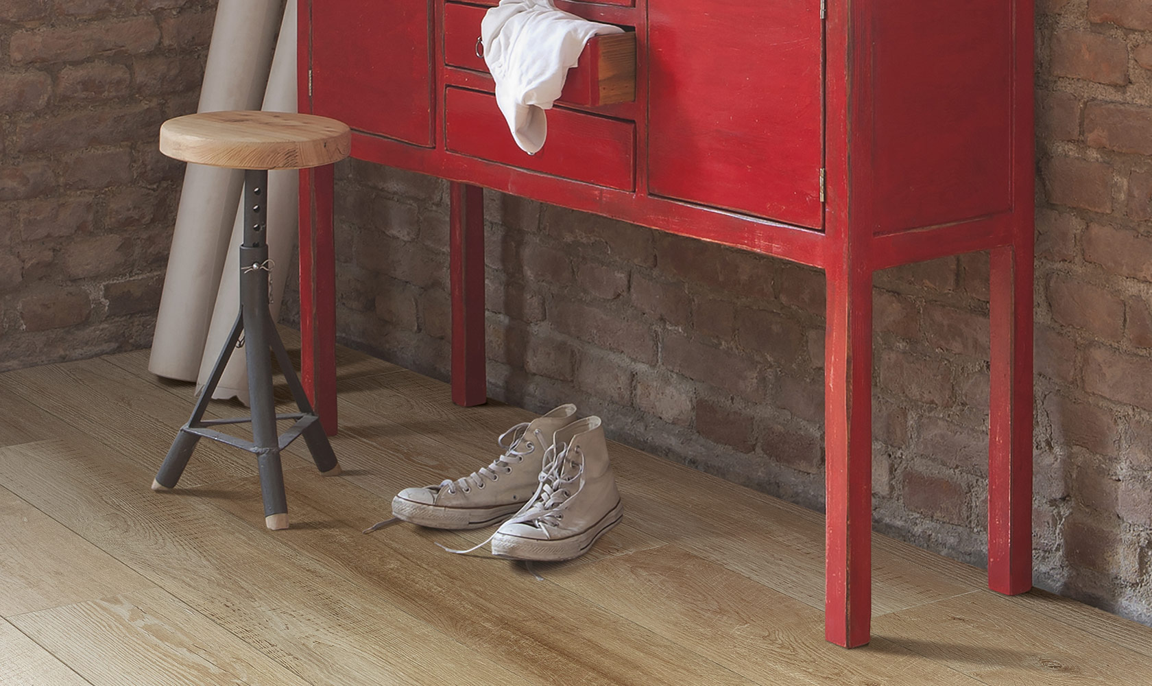 New Cross Bandsawn Floor Laminate Oak Woodmix London