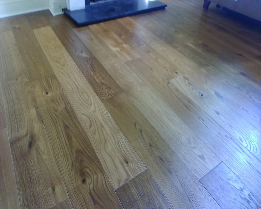 Extra rustic smoked engineered real wood floor click sytem ...