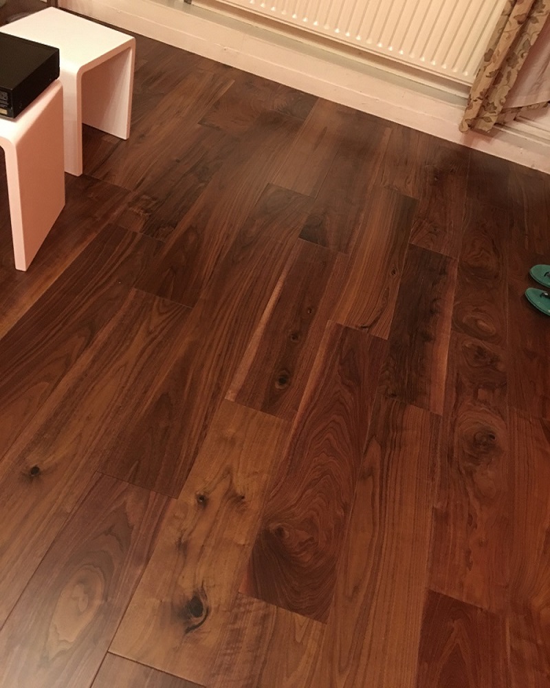 Black American Walnut wood London stock super engineered flooring 189mm ...