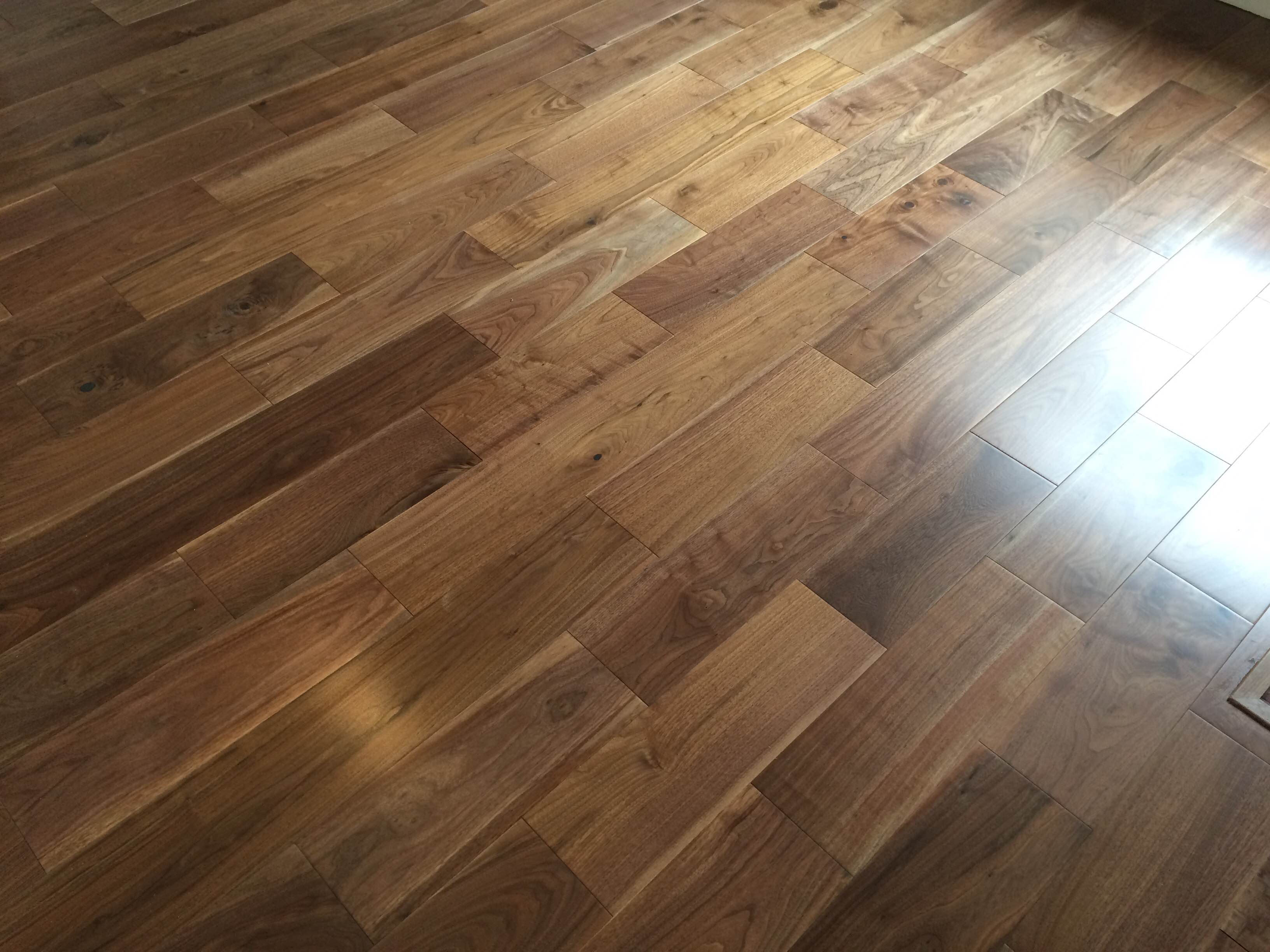 Black American Walnut Wood Super Engineered Flooring Wood4floors