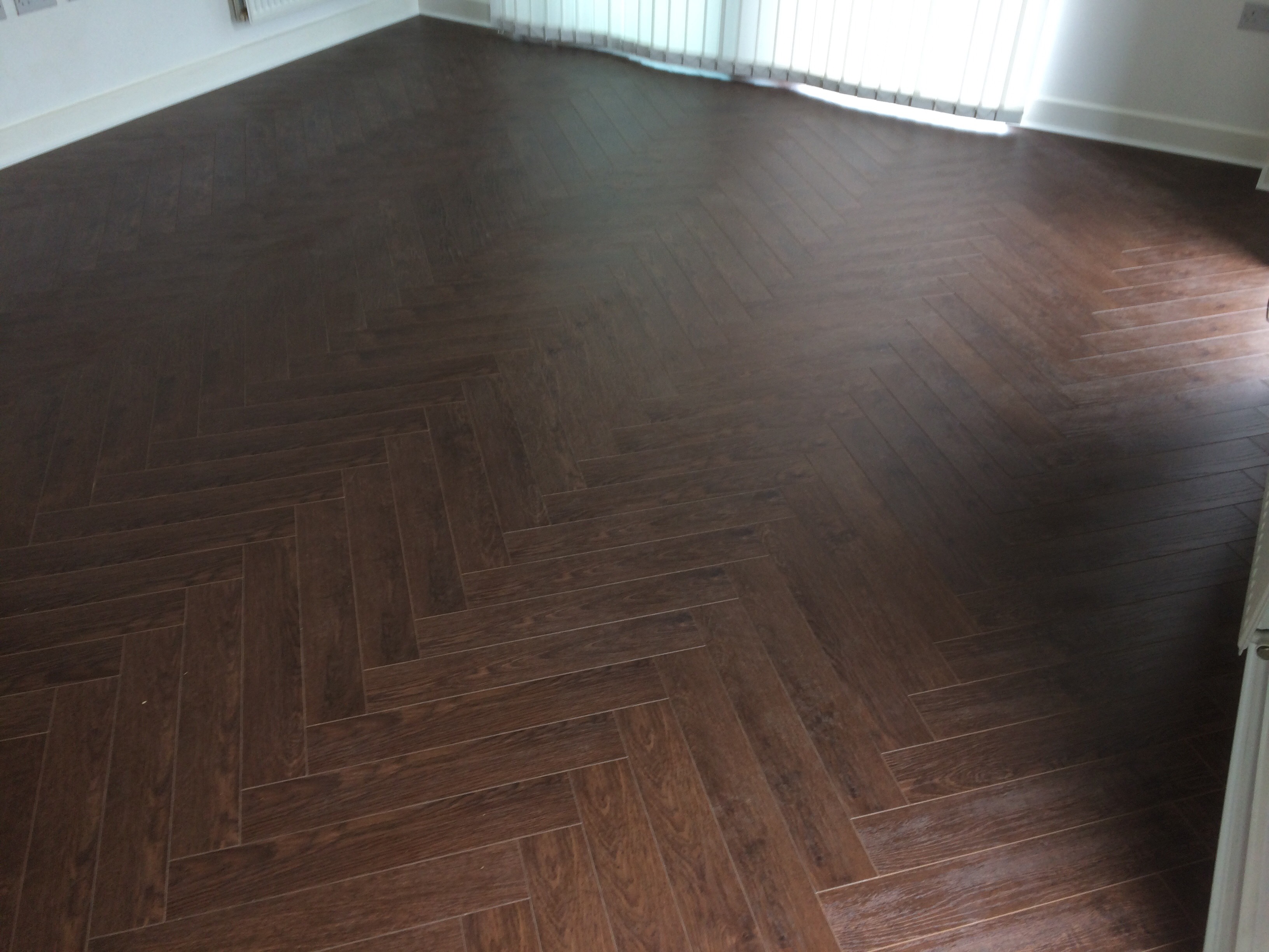 Herringbone Laminated Walnut Wood Blocks Flooring Wood4floors