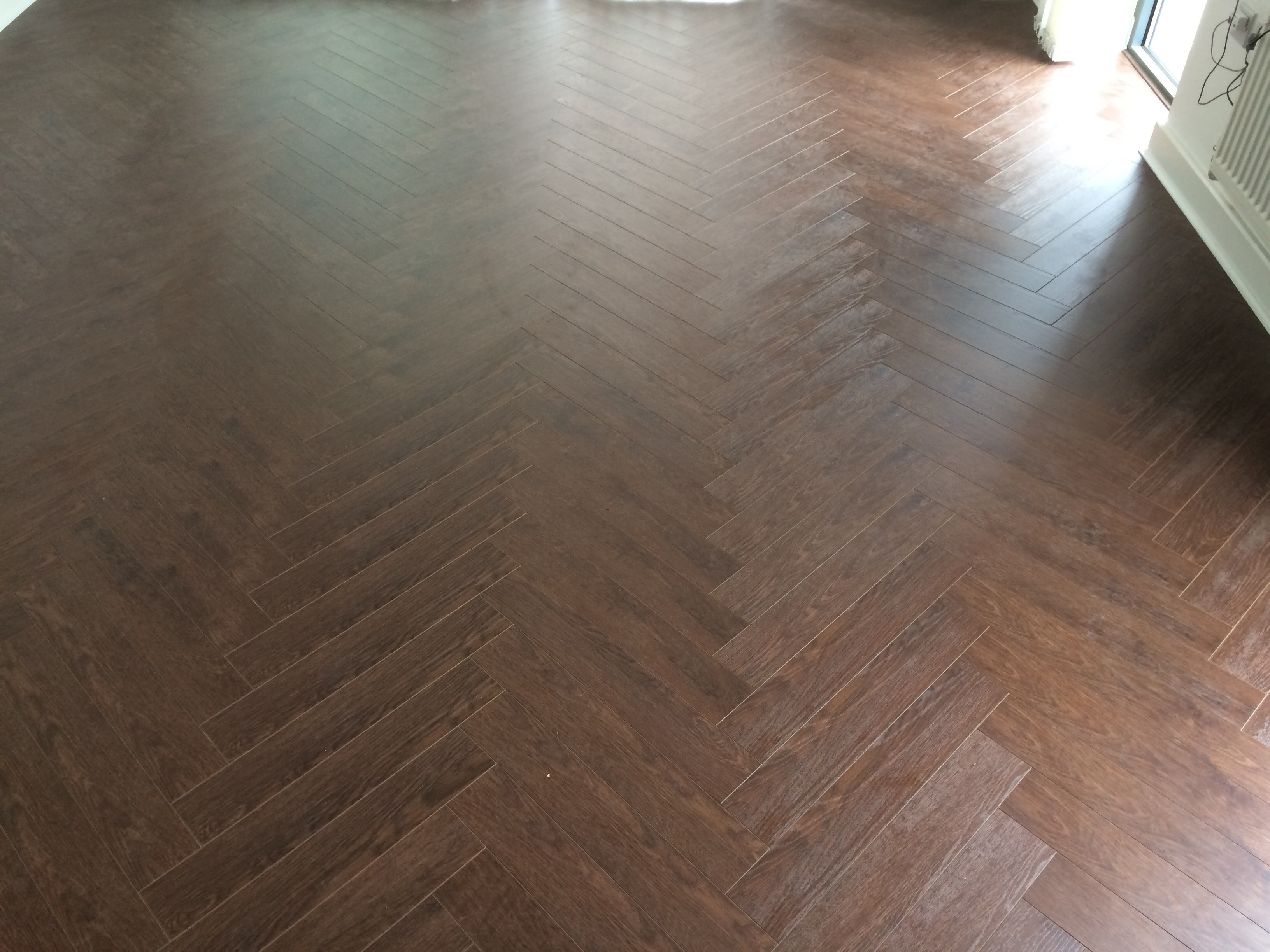 Laminated walnut herringbone wood blocks – London Stock ...