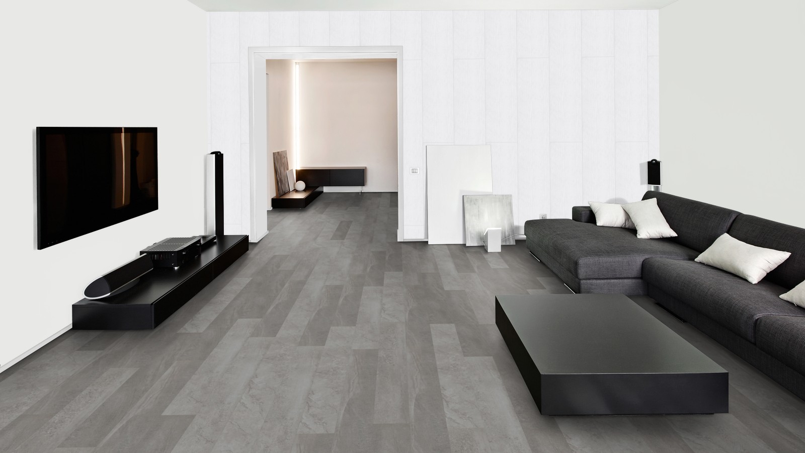 Stone Medina Grey German Fully Engineered Luxury Vinyl Tiles