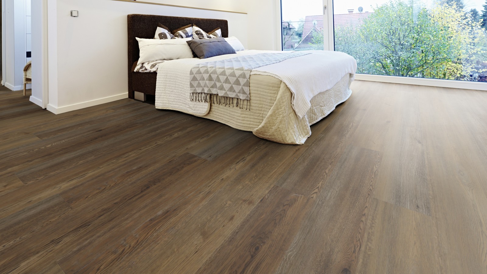 Oak Cambridge Dark Brown German Fully Engineered Luxury Vinyl Lvf1000 Luxury Vinyl Plank Oak Cambridge Dark Brown Wood4floors