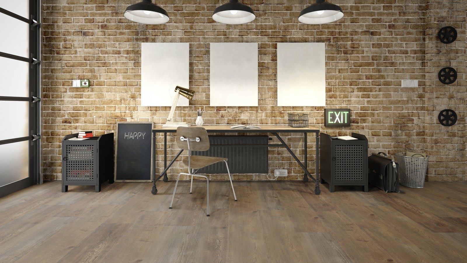 LVF1050 Tấm ván vinyl sang trọng Gỗ sồi Nairobi Nâu Gỗ4Floors
