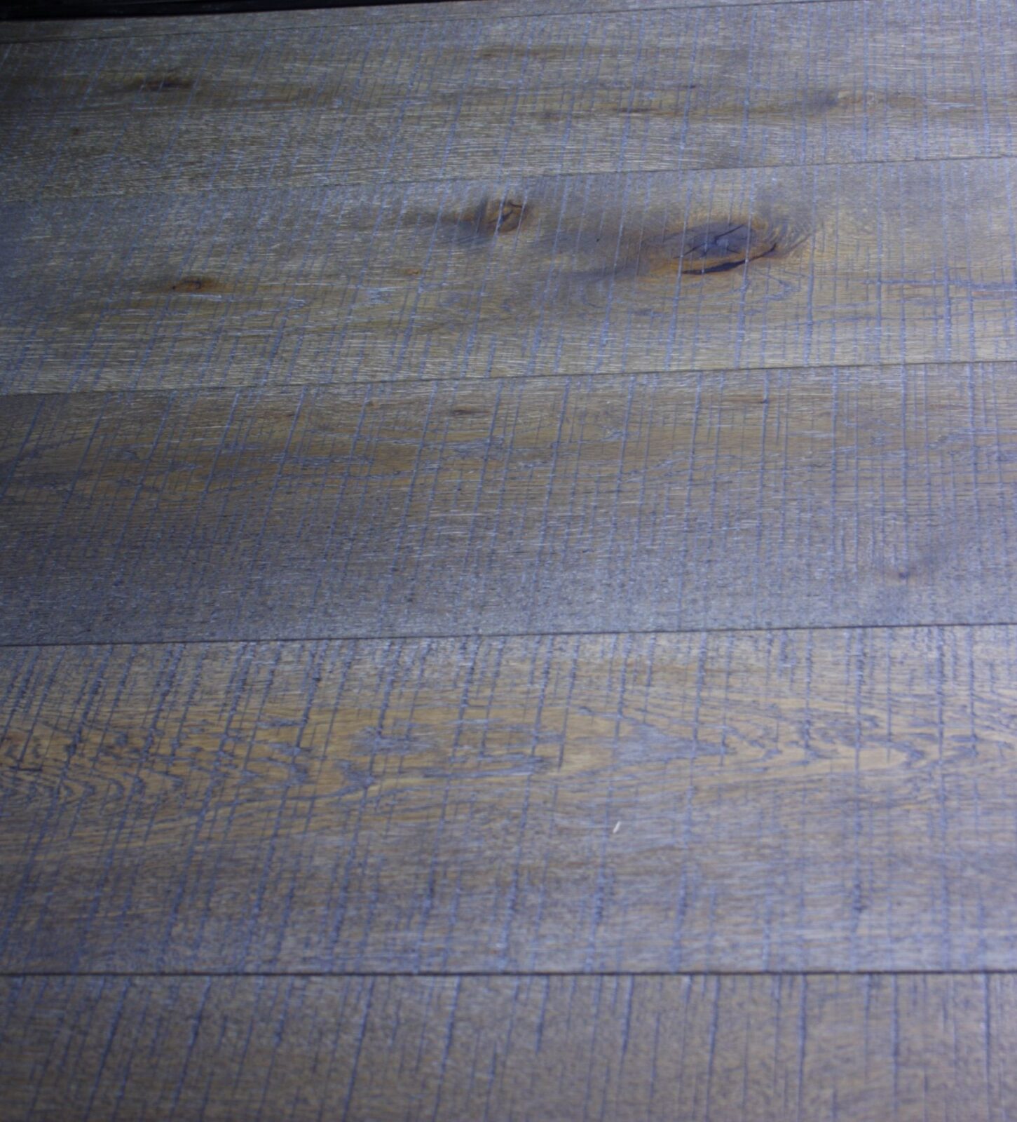 Stag Brewery cross-sawn distressed stained engineered oak flooring