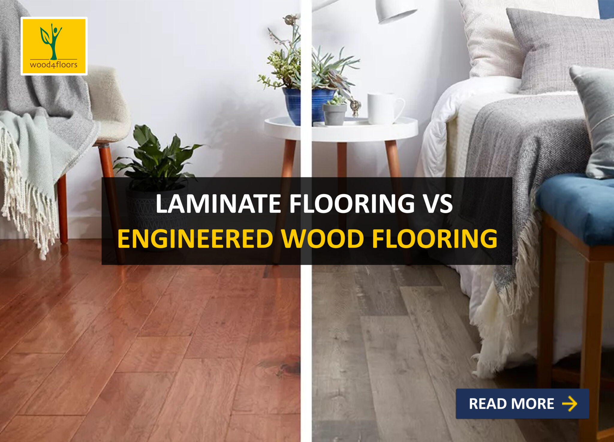 Laminate Flooring vs Engineered Wood Wood4Floors London, UK