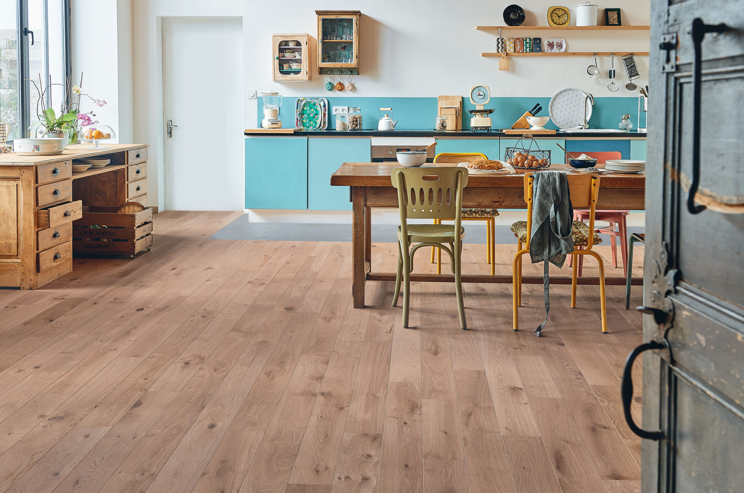 Floor French oak Zenitude Rafia Diva 184 - Engineered wood floor