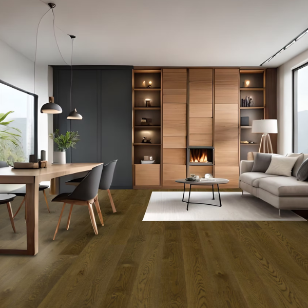 Feather Brushed & UV Oiled Engineered Wood Plank - 1 Strip - Image 2