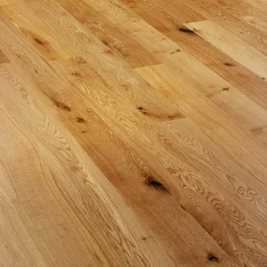 Rustic Brushed & Lacquered Oak – Engineered Oak Plank Flooring