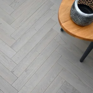 Misty Grey Herringbone – Engineered Oak Herringbone Flooring
