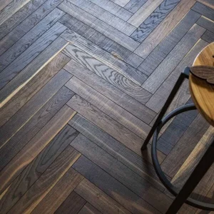 Smoked Cross Sawn Herringbone – Engineered Oak Herringbone Flooring