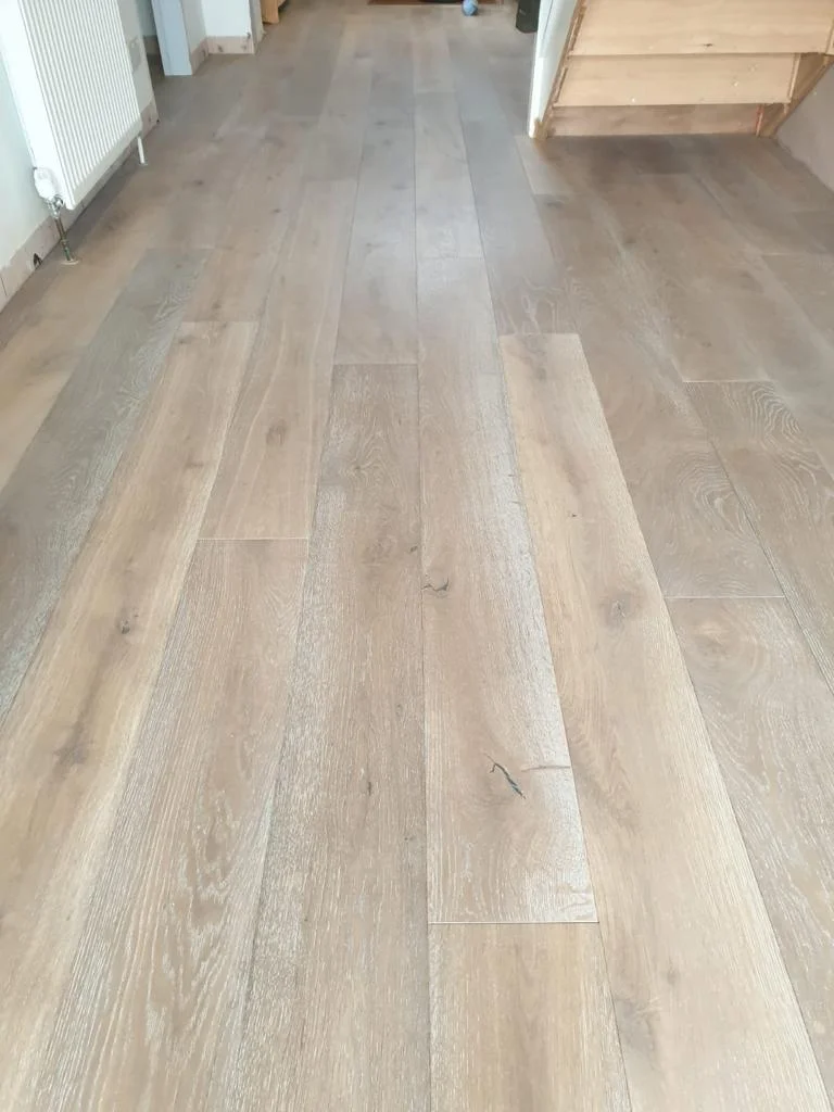Smoked Grey Wide – Engineered Oak Plank Flooring - Image 3