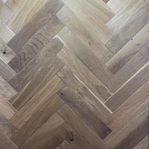 Smoked Heritage – Engineered Oak Herringbone Flooring