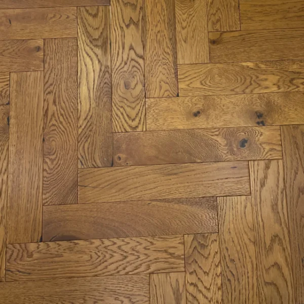 Golden Wheat – Engineered Oak Herringbone Flooring - Image 2