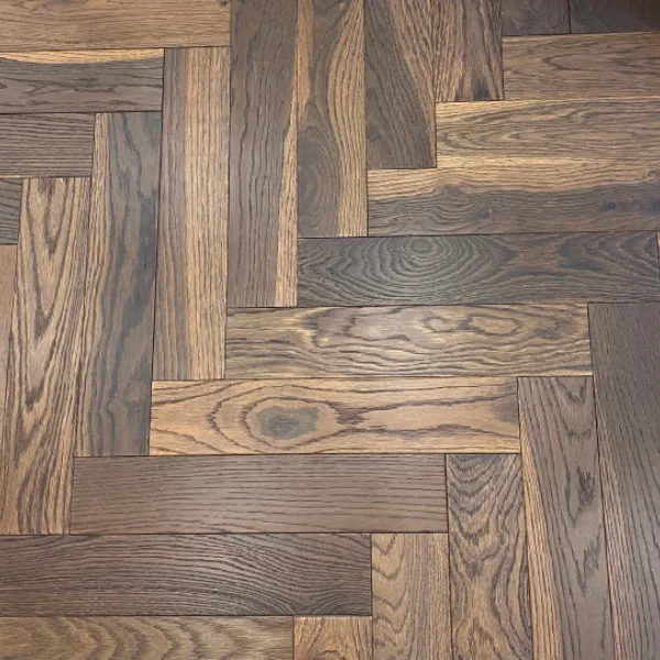 Smoked Natural – Engineered Oak Herringbone Flooring - Image 2