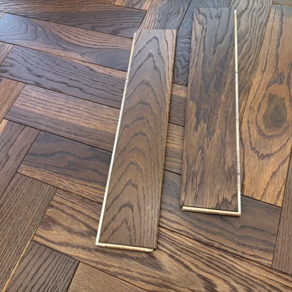 Smoked Natural – Engineered Oak Herringbone Flooring - Image 3
