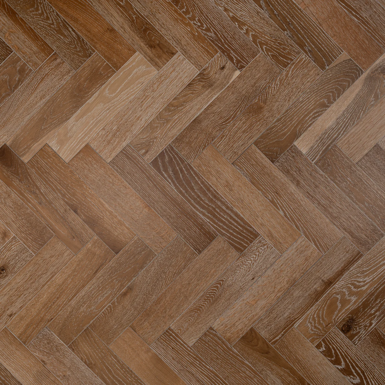 Smoked White – Engineered Oak Herringbone Flooring - Image 3