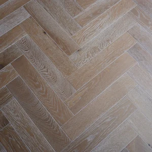Frosted Smoke – Engineered Oak Herringbone Flooring