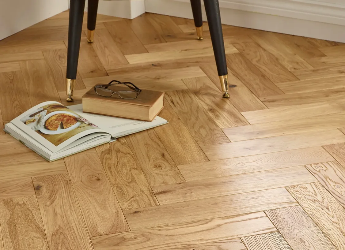 Natural Balance – Engineered Oak Herringbone Flooring - Image 3
