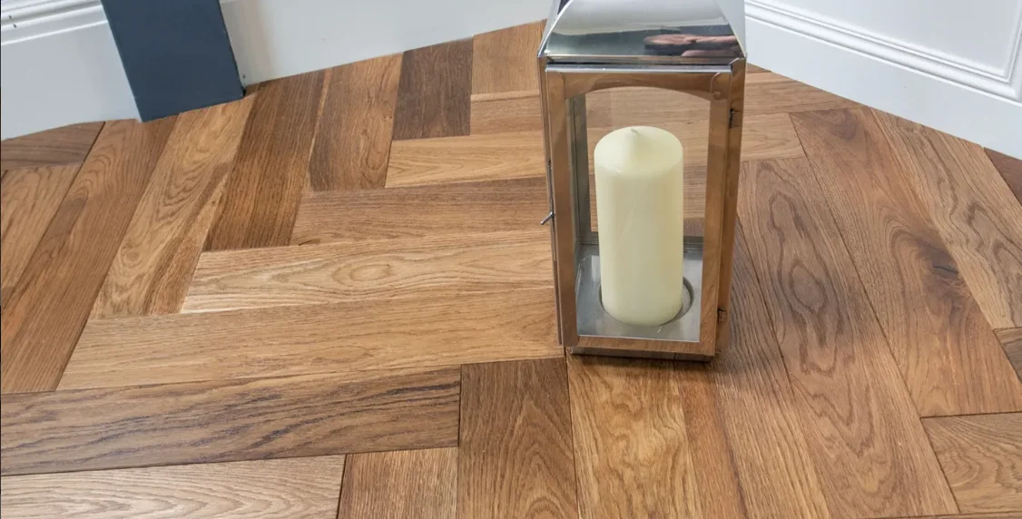 Deep Smoked – Engineered Oak Herringbone Flooring - Image 3