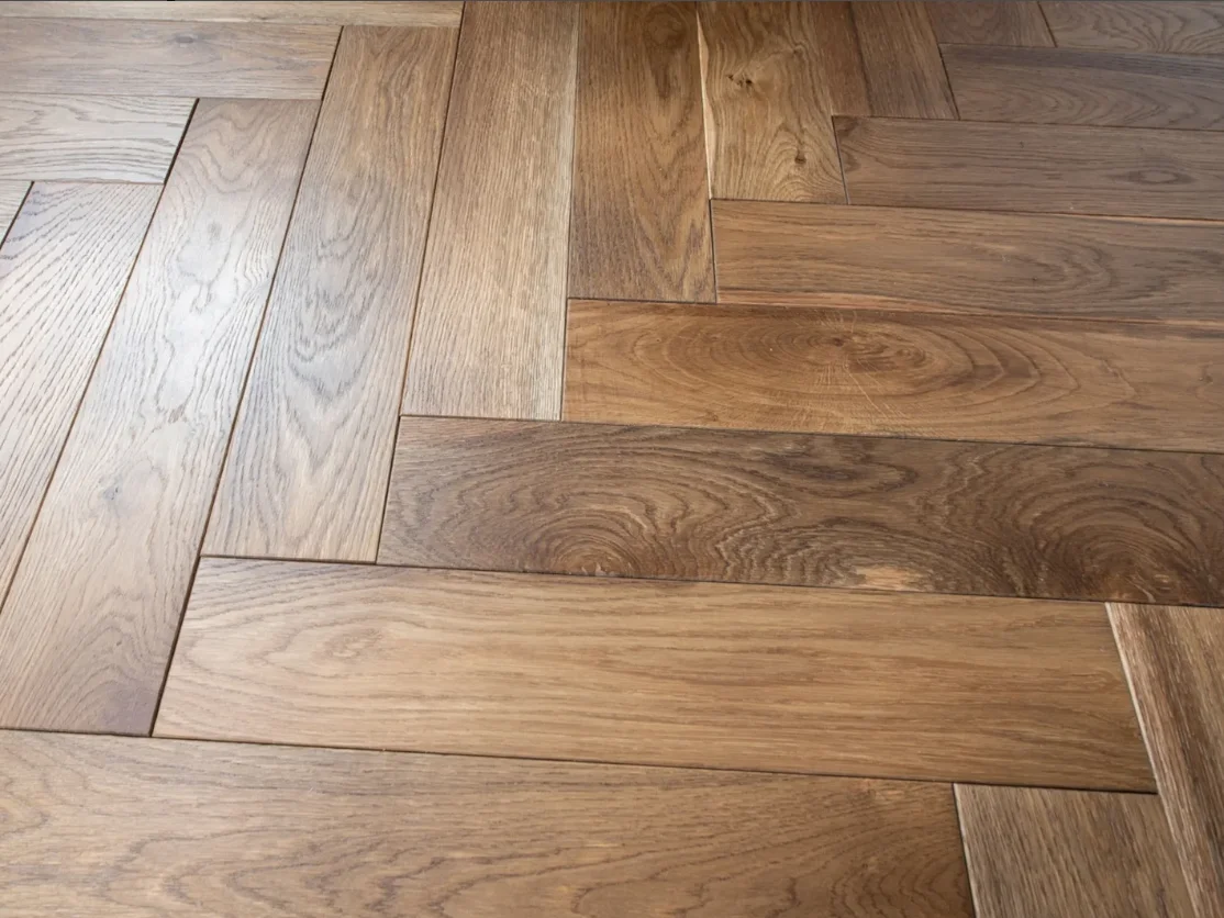 Deep Smoked – Engineered Oak Herringbone Flooring - Image 2